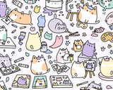 3 Kawaii Doodle Art Prints - Choose Your Favorites!