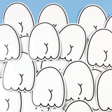 BOOtylicious Spooky - Ghost Butt Sticker