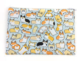 Bigger Corgilicious Corgi Doodle Zipper Pouch