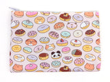 Mmm.. Donuts! - Bigger Kawaii Doodle Zipper Pouch