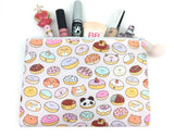 Mmm.. Donuts! - Bigger Kawaii Doodle Zipper Pouch