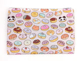 Mmm.. Donuts! - Bigger Kawaii Doodle Zipper Pouch