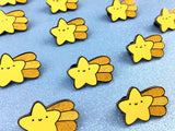 Kira Kira Hoshi - Sparkly Shooting Star Pin! ~ Make a Wish!