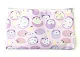 Happy Hedgies - Kawaii Hedgehog Doodle Zipper Pouch
