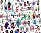 Steven Universe Doodle Art Print