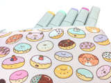 Mmm.. Donuts! - Kawaii Doodle Zipper Pouch