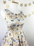 Cats, Kitties and a Spy! - Kawaii Doodle Skater Dress