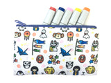 Kawaii Lucky Japan Doodle Pouch