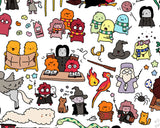 Chibi Harry Potter Doodle Art Print