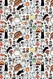Kawaii Ghibli Doodle Art Print