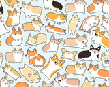 Corgilicious Corgi Doodle Art Print