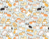 Corgilicious Corgi Doodle Art Print