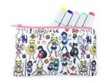 Sailor Moon Doodle Zipper Pouch
