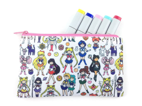 Sailor Moon Doodle Zipper Pouch