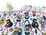 Sailor Moon Doodle Zipper Pouch