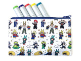 Onesie For All! Kawaii BNHA Doodle Pouch