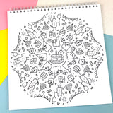KiraKira Mandala Book - Kawaii Mandala Coloring Book!