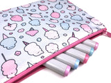 Cotton Candy Club! Big Zipper Pouch
