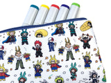 Onesie For All! Kawaii BNHA Doodle Pouch