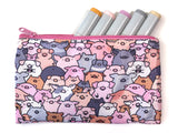 Kawaii Piggy Doodle Pouch