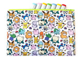 Bigger Poké Doodle Zipper Pouch