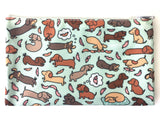 Wiener Dog Wonderland Zipper Pouch