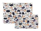 Bigger Pug Life Doodle Zipper Pouch