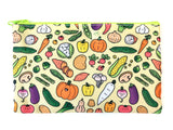 Veggie Friends - Kawaii Doodle Zipper Pouch