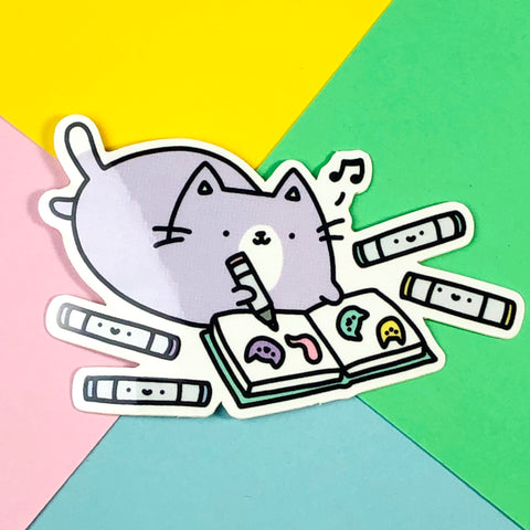 Copicat! - Kawaii Marker Kitty Sticker