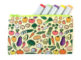 Veggie Friends - Kawaii Doodle Zipper Pouch