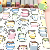 KiraKira Coloring Book - Foodies & Cuties!