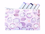 Happy Hedgies - Kawaii Hedgehog Doodle Zipper Pouch