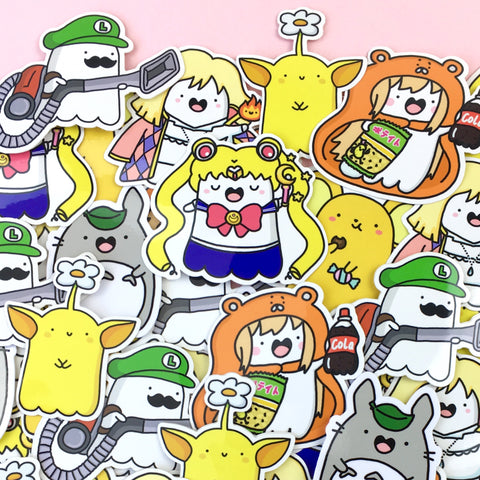 Anime & Games - Spooky's Mystery Sticker Packs!