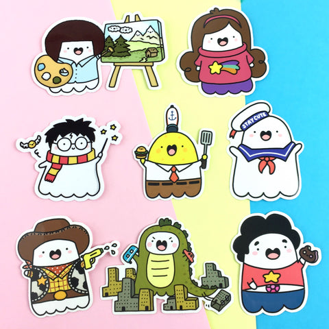 Spooky's Cosplay - Single Stickers ~ Movies & TV