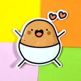 Happy Baby Potato Sticker