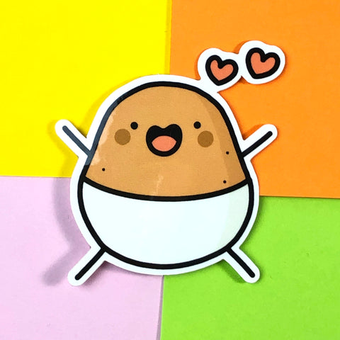 Happy Baby Potato Sticker
