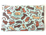 Wiener Dog Wonderland Zipper Pouch