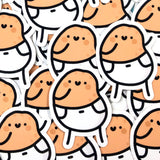 Dancing Baby Potato Sticker