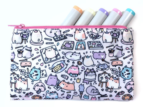 Artsy Cats Zipper Pouch