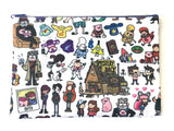 Bigger Gravity Falls Doodle Zipper Pouch