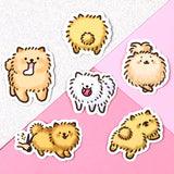 Pom Life! Kawaii Pomeranian Sticker Set
