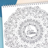 KiraKira Mandala Book - Kawaii Mandala Coloring Book!