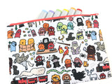 Bigger Chibi Harry Potter Doodle Zipper Pouch