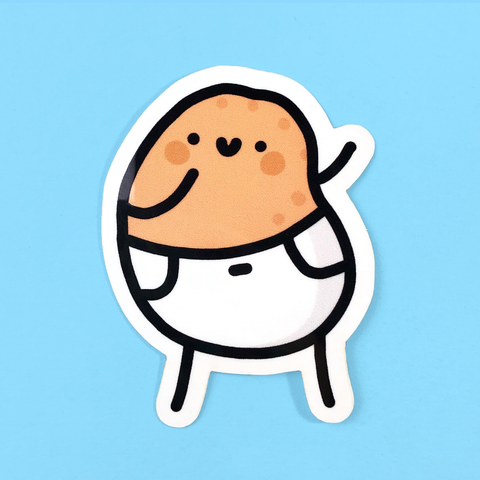 Dancing Baby Potato Sticker