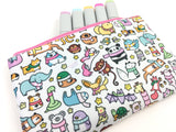 Animals with Scarves - Cute Winter Animals Pouch