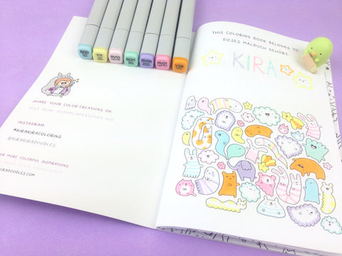 KiraKira Coloring Book - Kawaii Doodle Coloring Fun! – KiraKiraDoodles