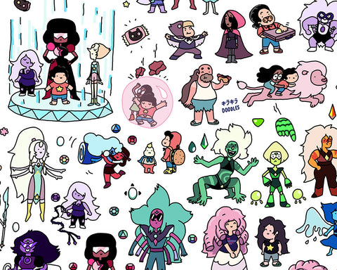 Steven Universe Doodle Art Print