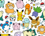 Cute Pokemon Doodle Art Print