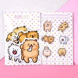 Pom Life! Kawaii Pomeranian Sticker Set