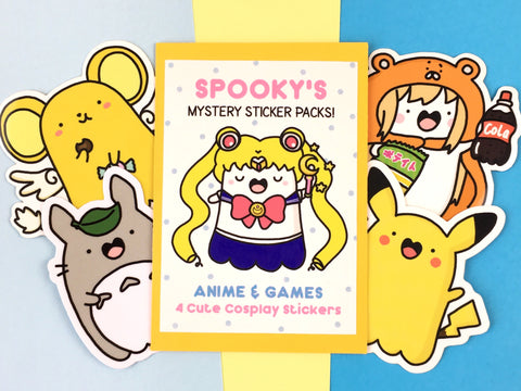 Movies & TV - Spooky's Mystery Sticker Packs! – KiraKiraDoodles